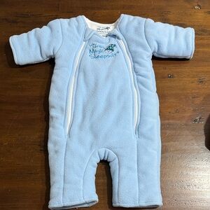 Magic Sleepsuit Infant Fleece One-Piece in Light Blue